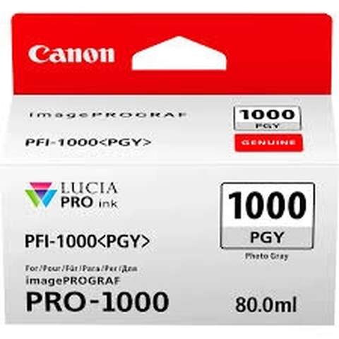 Чорнильниця Canon PFI-1000PGY (Photo Grey) (0553C001)