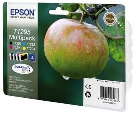 Картридж Epson St SX420W/425W Large Bundle (C,M,Y,Bk) new (C13T12954012)