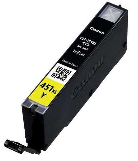 Картридж Canon CLI-451Y XL (Yellow) PIXMA MG5440/MG6340 (6475B001)