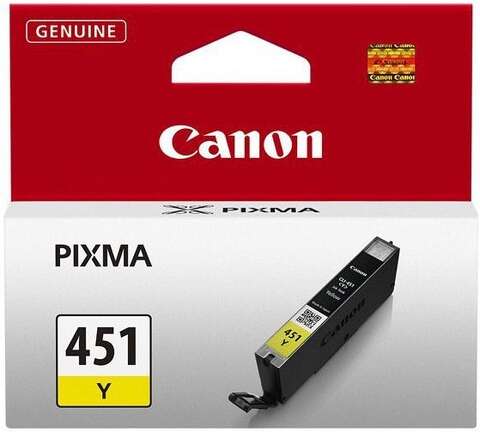 Картридж Canon CLI-451Y XL (Yellow) PIXMA MG5440/MG6340 (6475B001)
