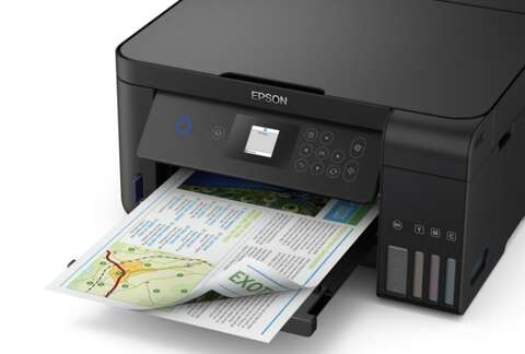 БФП ink color A4 Epson EcoTank L4160 33_15 ppm Duplex USB Wi-Fi 4 inks Black Pigment (C11CG23403)