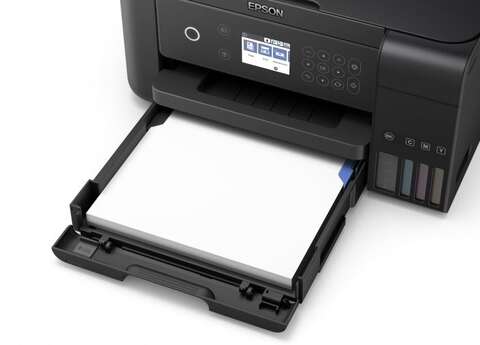 БФП ink color A4 Epson EcoTank L6160 33_20 ppm Duplex USB Ethernet Wi-Fi 4 inks Black Pigment (C11CG21404)