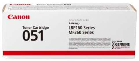 Тонер-картридж Canon 051 LBP162dw/MF269dw/267dw/264dw Black (1700 стор) (2168C002)
