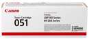 Тонер-картридж Canon 051 LBP162dw/MF269dw/267dw/264dw Black (1700 стор) (2168C002)