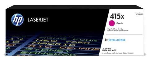 Картридж HP 415X CLJ Pro M414/454/479, Enterprise M455/M480 Magenta (6000стор) (W2033X)