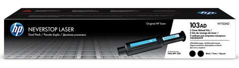 Тонер HP 103AD Neverstop LJ 1000a/1000w/1200a/1200w подвійна упаковка (2*2500стор) (W1103AD)