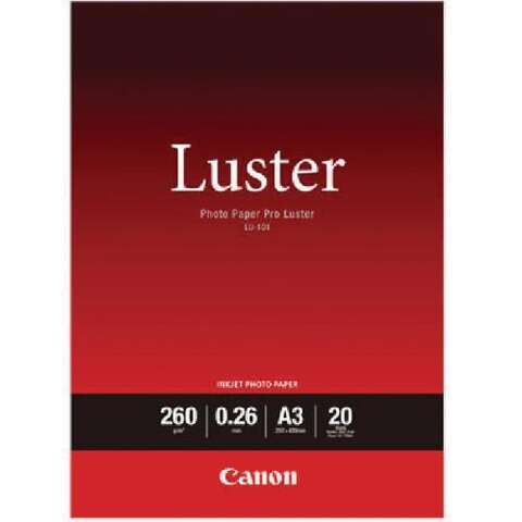 Бумага Canon A3 Luster Photo Paper Pro LU-101, 20 л. (6211B007)