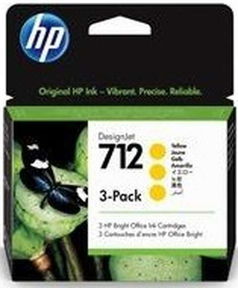 Картридж HP 712 DesignJet Т230/Т630 Yellow 3-Pack 29-ml (3ED79A)