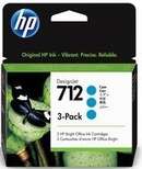Картридж HP No.712 DesignJet Т230/Т630 Cyan 3-Pack 29-ml (3ED77A)