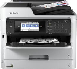 БФП ink mono A4 Epson WorkForce Pro WF-M5799DWF 34 ppm Fax DADF Duplex PCL USB Ethernet Wi-Fi Pigment (C11CG04401)