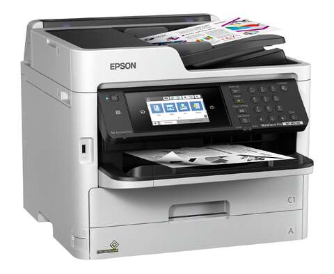 МФУ ink mono A4 Epson WorkForce Pro WF-M5799DWF 34 ppm Fax DADF Duplex PCL USB Ethernet Wi-Fi Pigment (C11CG04401)