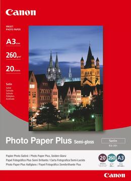 Папір Canon A3 Semi-Gloss Photo Paper Plus SG-201, 20 арк. (1686B026)