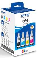 Контейнеры с чернилами Epson L100/L200 Multipack (C,M,Y,Bk) (C13T66464A)