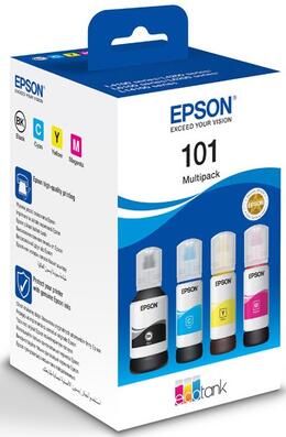 Контейнеры с чернилами Epson 101 L4150/L4160 Multipack (C,M,Y,Bk) (C13T03V64A)