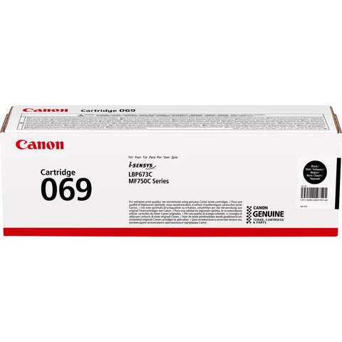 Картридж Canon 069 MF752Cdw/MF754Cdw/LBP673Cdw Black (2100 стор) (5094C002)