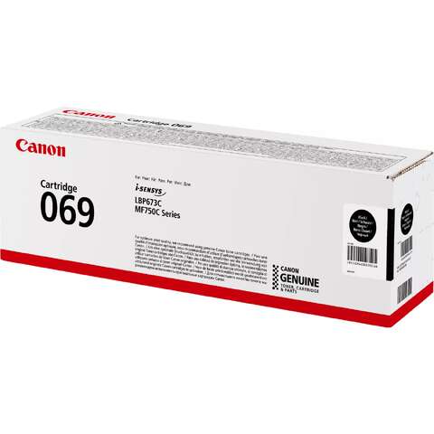 Картридж Canon 069 MF752Cdw/MF754Cdw/LBP673Cdw Black (2100 стор) (5094C002)