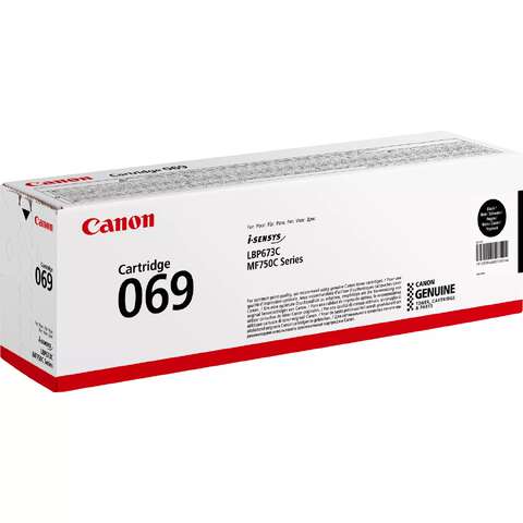 Картридж Canon 069 MF752Cdw/MF754Cdw/LBP673Cdw Black (2100 стор) (5094C002)
