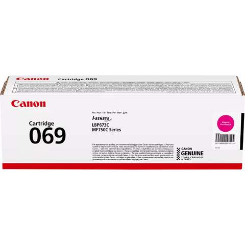 Картридж Canon 069 MF752Cdw/MF754Cdw/LBP673Cdw Magenta (1900 стор) (5092C002)