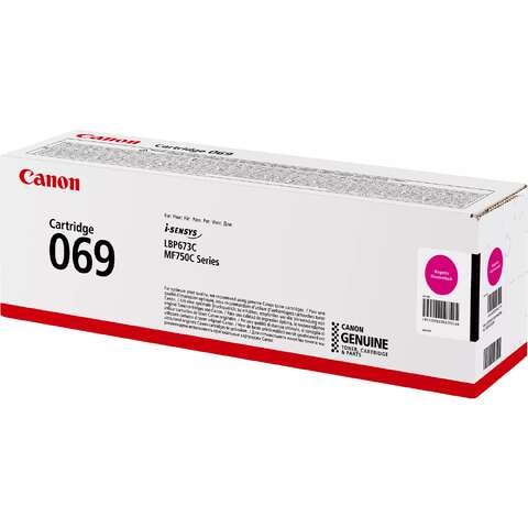 Картридж Canon 069 MF752Cdw/MF754Cdw/LBP673Cdw Magenta (1900 стор) (5092C002)