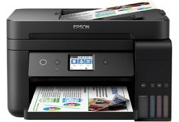 БФП ink color A4 Epson EcoTank L6290 33_20 ppm Fax ADF Duplex USB Ethernet Wi-Fi 4 inks Black Pigment (C11CJ60406)