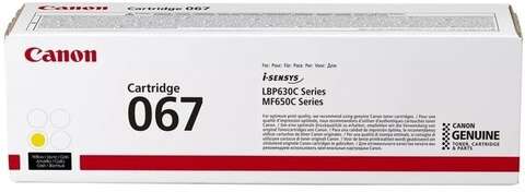 Картридж Canon 067 MF651Cw / MF655Cdw / MF657Cdw / LBP631Cw /LBP633Cdw Yellow (5099C002)