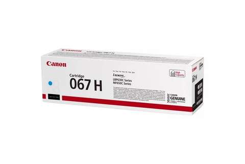 Картридж Canon 067H MF651Cw/MF655Cdw/MF657Cdw/LBP631Cw/LBP633Cdw Cyan (2350 стр.) (5105C002)