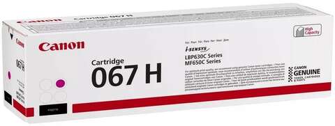Картридж Canon 067H MF651Cw/MF655Cdw/MF657Cdw/LBP631Cw/LBP633Cdw Magenta (2350 стор.) (5104C002)
