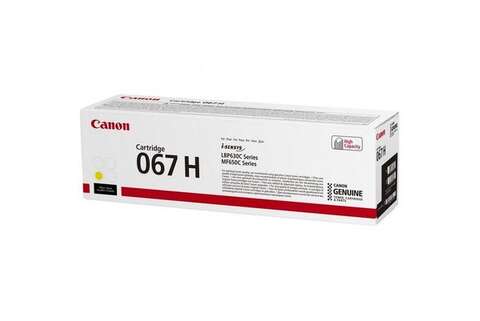 Картридж Canon 067H MF651Cw/MF655Cdw/MF657Cdw/LBP631Cw/LBP633Cdw Yellow (2350 стр.) (5103C002)