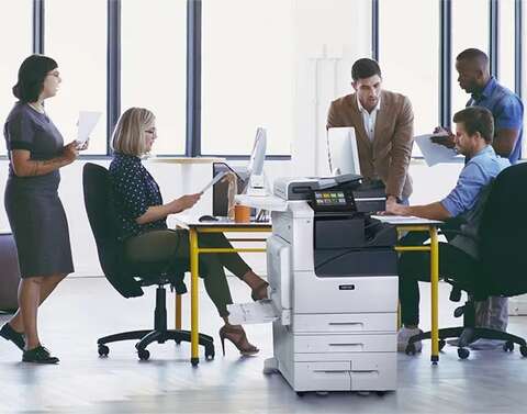  Багатофункціональний пристрій A3 кольоровий Xerox VersaLink C7120/7125/7130 (Базовий блок/HDD/2 лотка/стенд)