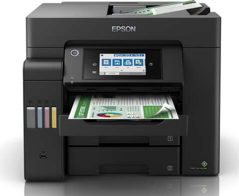 МФУ ink color A4 Epson EcoTank L6550 32_22 ppm Fax ADF Duplex USB Ethernet Wi-Fi 4 inks Pigment (C11CJ30404)