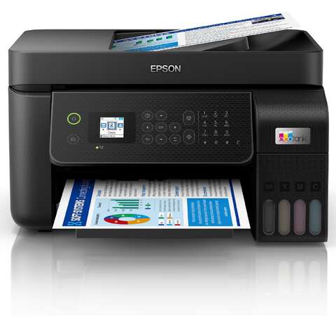 БФП ink color A4 Epson EcoTank L5290 33_15 ppm Fax ADF USB Ethernet Wi-Fi 4 inks (C11CJ65407)