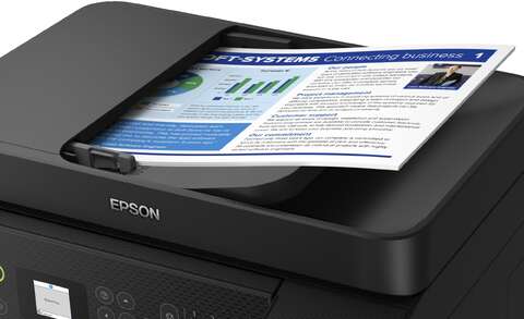 БФП ink color A4 Epson EcoTank L5290 33_15 ppm Fax ADF USB Ethernet Wi-Fi 4 inks (C11CJ65407)