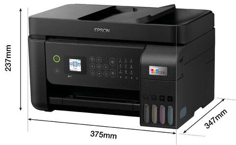 БФП ink color A4 Epson EcoTank L5290 33_15 ppm Fax ADF USB Ethernet Wi-Fi 4 inks (C11CJ65407)