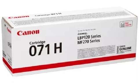 Canon Картридж 071H MF272/MF275/LBP122 Black (2500 стр.) (5646C002)