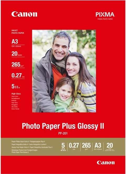 Canon Папір Canon A3 Photo Paper Plus PP-201, 20 арк.