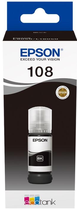 Epson Контейнер c чернилами 108 EcoTank L8050/L18050 black