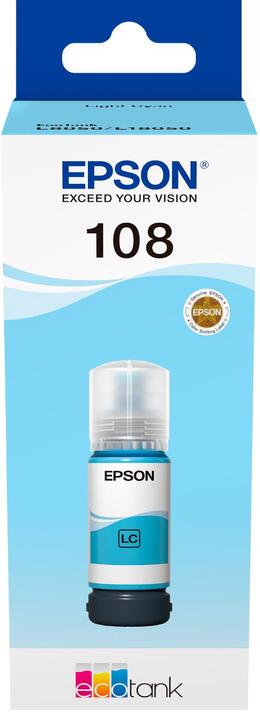 Epson Контейнер з чорнилом 108 EcoTank L8050/L18050 light cyan