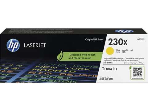 Картридж HP 230X CLJ Pro 4203/4303 Yellow (5500стор) (W2302X)