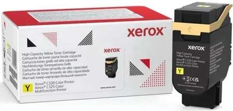 Тонер картридж Xerox C325 Yellow (5500 стор) (006R04834) 