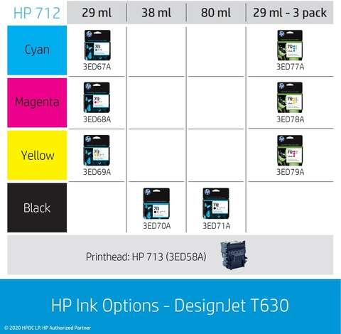 Принтер HP DesignJet T630 24