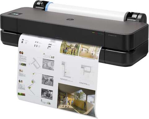 Широкоформатный принтер HP DesignJet T230 24 с Wi-Fi (5HB07D)