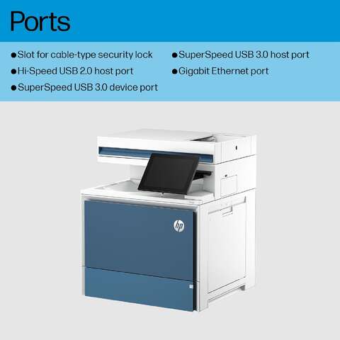 МФУ А4 цв. HP Color LJ Enterprise 5800dn (6QN29A) 