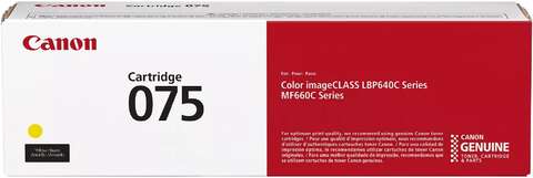 Картридж Canon 075Y MF664Cdw/MF667Cdw/LBP646Cdw/LBP647Cdw Yellow (1300 стор.)
