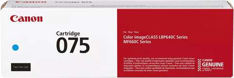 Картридж Canon 075C MF664Cdw/MF667Cdw/LBP646Cdw/LBP647Cdw Cyan (1300 стор.)