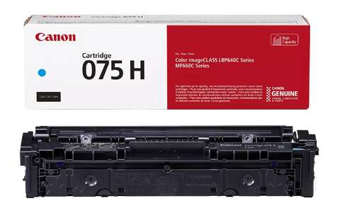Картридж Canon 075H MF664Cdw/MF667Cdw/LBP646Cdw/LBP647Cdw Cyan (2500 стор.)