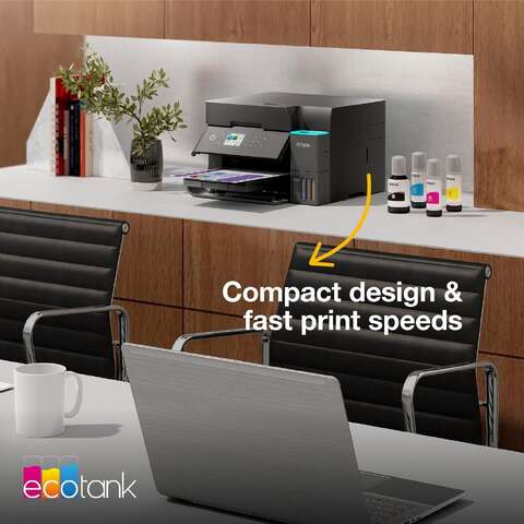МФУ ink color A4 Epson EcoTank L6370 35_23 ppm DADF Duplex USB Ethernet Wi-Fi 4 inks Black Pigment