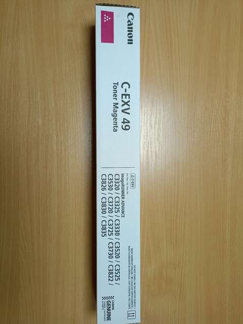 Тонер Canon C-EXV49 C3325i/C3330i/C3520i/C3720i/DX C3730i/DX C3822/DX C3826i (19000 стр) Magenta (8526B002)