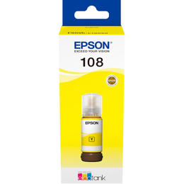 Epson Контейнер c чернилами 108 EcoTank L8050/L18050 yellow