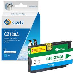 Картридж G&G до HP No.711 Designjet T120/T520 ePrinter Cyan (29мл) (G&G-CZ130A)