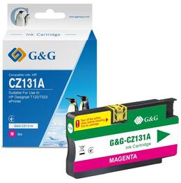 Картридж G&G до HP No.711 Designjet T120/T520 ePrinter Magenta (29мл) (G&G-CZ131A)